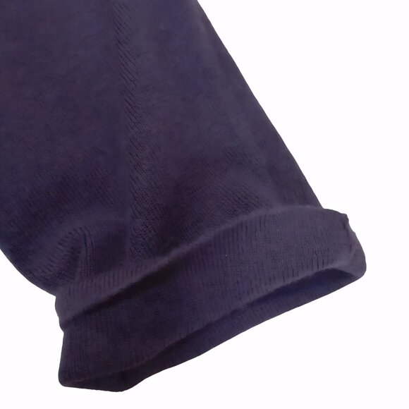 Eileen Fisher Longline Cardigan – Dark Blue Merino Wool, Women’s Large - Picture 5 of 5